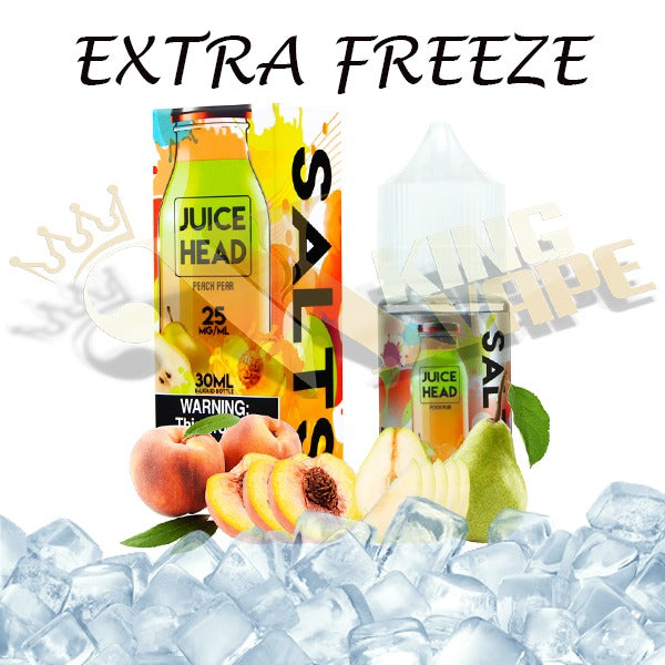 PEACH PEAR SALT BY JUICE HEAD EXTRA FREEZE