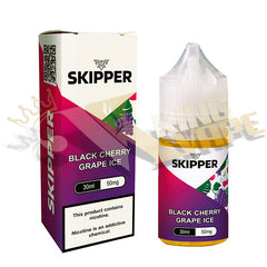 BUY BLACK CHERRY GRAPE ICE SALT BY SKIPPER - 30ML