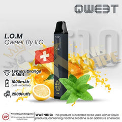 BUY ILO DISPOSABLE BY QWEET 2500 PUFFS 5% NIC STRENGTH