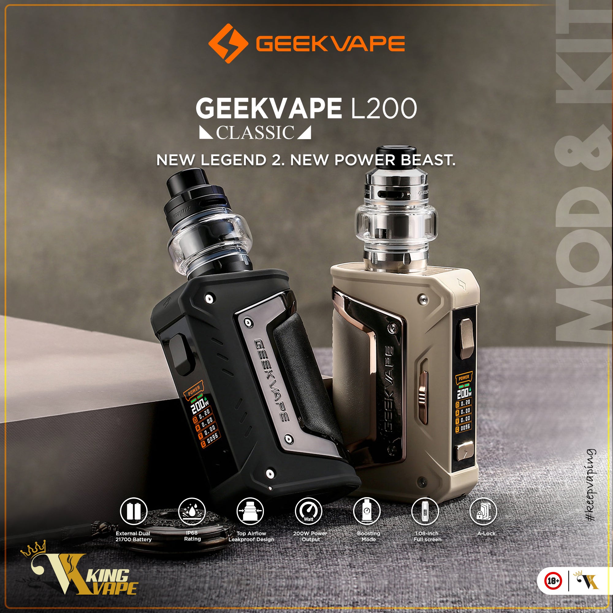 GEEK VAPE L200 CLASSIC 200W STARTER KIT