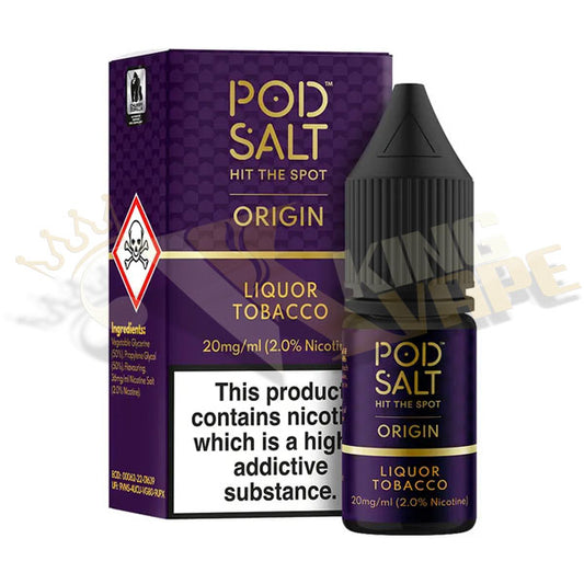 LIQUOR TOBACCO SALT BY POD SALT