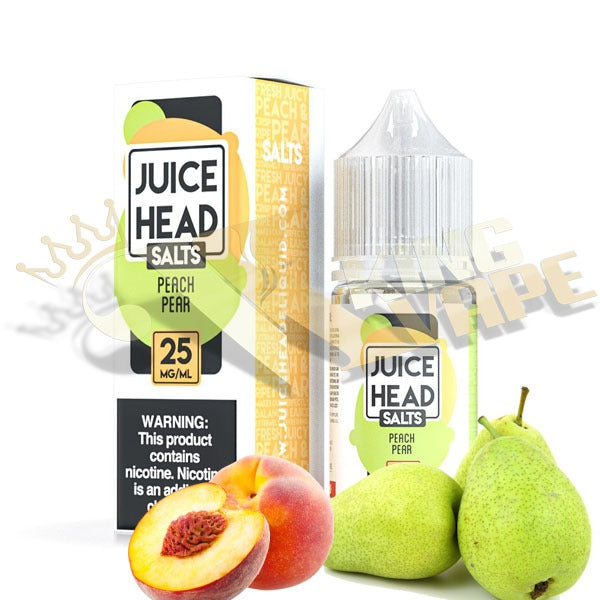 PEACH PEAR SALT BY JUICE HEAD