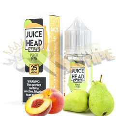 PEACH PEAR SALT BY JUICE HEAD