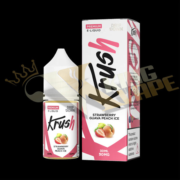 BUY NEW STRAWBERRY GUAVA PEACH ICE SALT BY DRIP DOWN KRUSH - 30ML