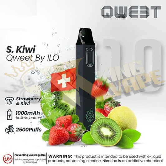 BUY ILO DISPOSABLE BY QWEET 2500 PUFFS 5% NIC STRENGTH