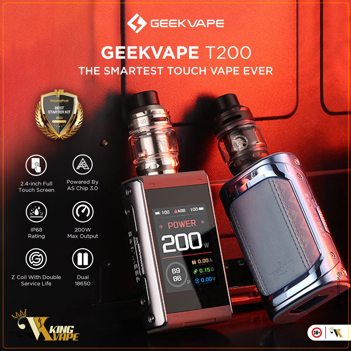 GEEK VAPE AEGIS T200 STARTER KIT