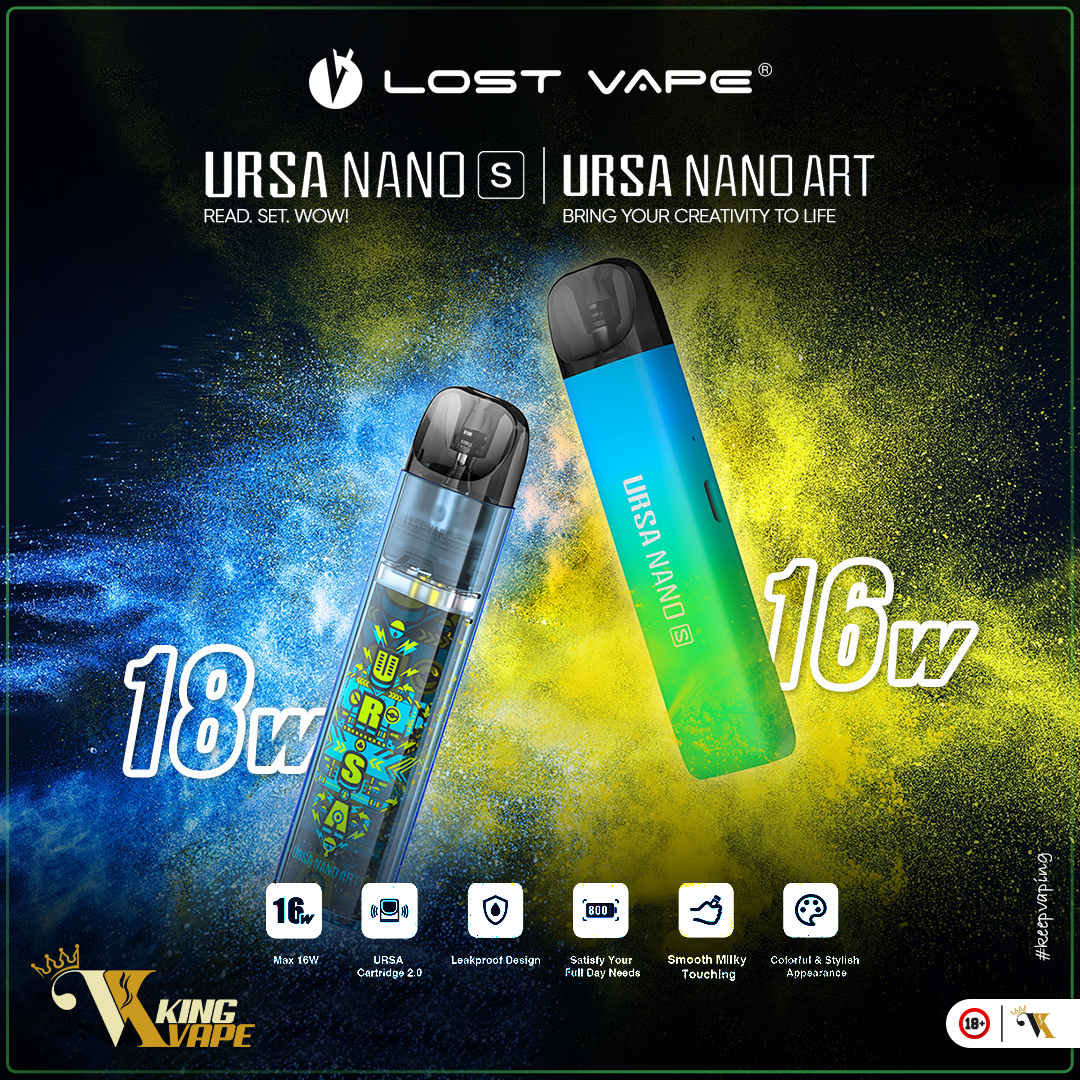 LOST VAPE URSA NANO S 16W POD KIT