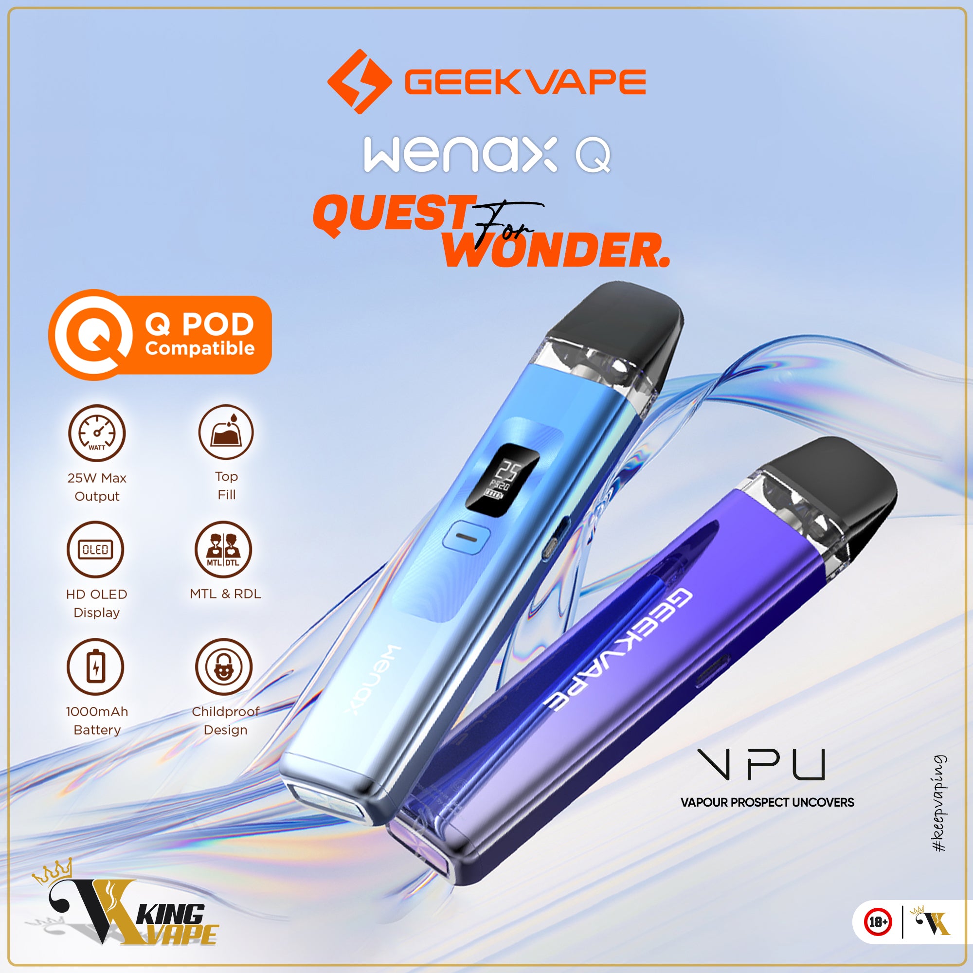 GEEK VAPE WENAX Q 25W POD KIT