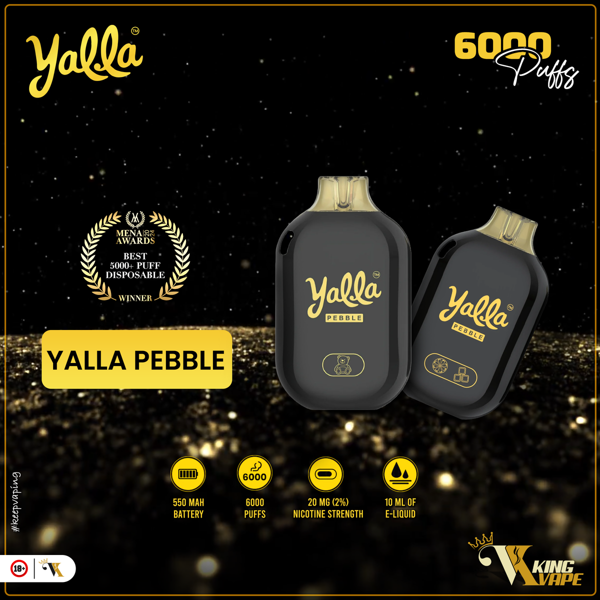 BUY NEW YALLA PEBBLE DISPOSABLE 7000 PUFFS