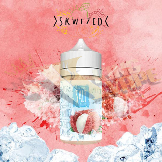 LYCHEE ICE SALT BY SKWEZED