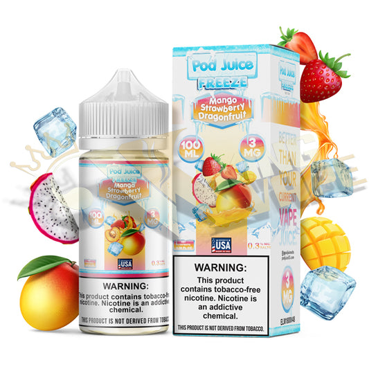 MANGO STRAWBERRY DRAGONFRUIT FREEZE BY POD JUICE