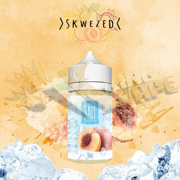 PEACH ICE SALT BY SKWEZED 30ML