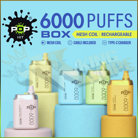 POP HIT DISPOSABLE 6000 PUFFS