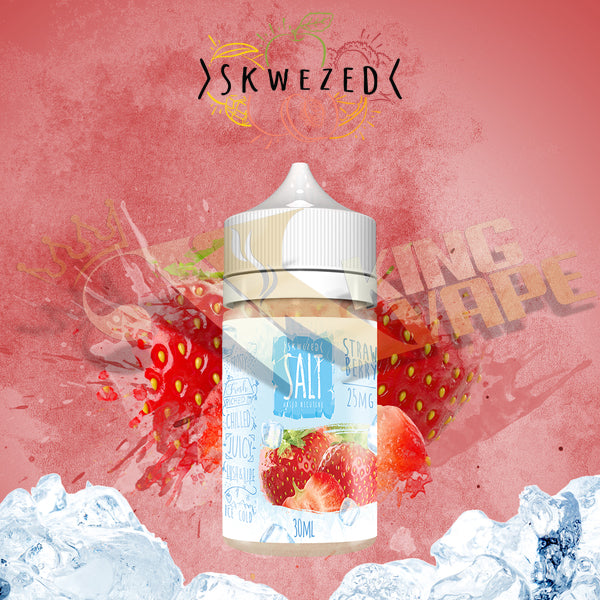 WATERMELON STRAWBERRY ICE SALT BY SKWEZED 30ML